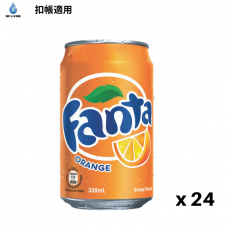 「芬達」橙味汽水330毫升 24罐裝