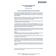 ZOONO - 30天長效物件表面消毒抗菌液 -250毫升