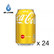 檸檬味「可口可樂」汽水330毫升24罐裝